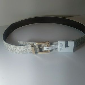 Authentic Michael Kors White Belt